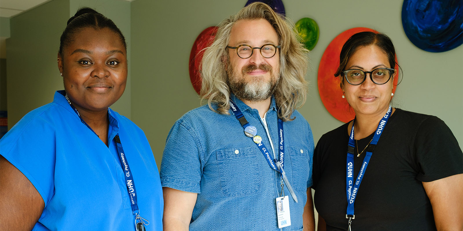 Edna Bonsu, Dr. Richard Yanofsky and Regina Banks